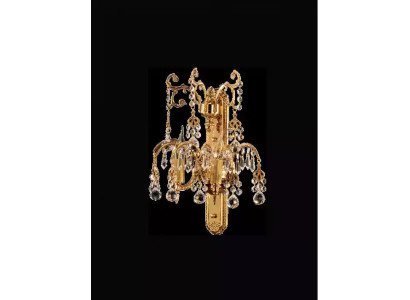 Zelta sienas lampa Sienas gaismas Dzīvojamā istaba Lukturi Luksusa sienas lampa