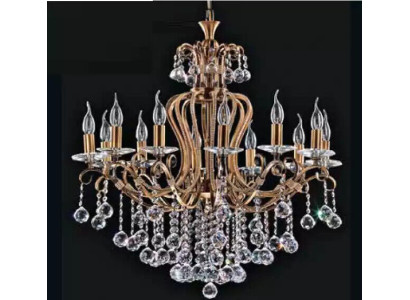 Luksusa griestu lampa Lüster lustra griestu lampa kristāla zelta 88x100
