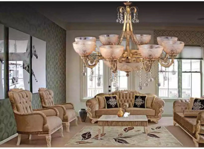 Lustra luksusrustris griestu lampa luksusa griestu lampa lampa stikls zelts