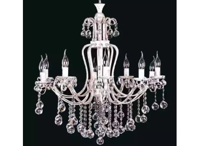 Luksusa griestu lampa Lūsteris Lustrs griestu lampa Kristāls Sudrabs