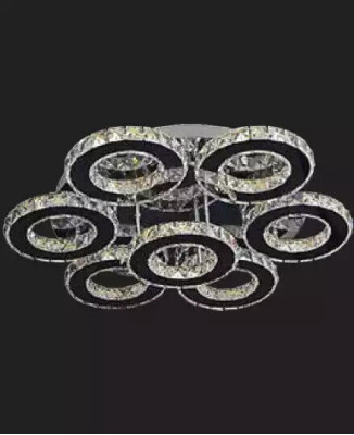 Kronšķērma griestu lampa griestu lampa dzīvojamā istaba Kristāls jauns LED 65W.