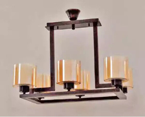 Galdnieka lampa Stils Moderns Luksusa stikla ēdamistabas lampa Luxus Apgaismojums