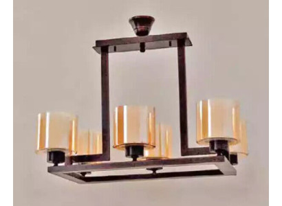 Galdnieka lampa Stils Moderns Luksusa stikla ēdamistabas lampa Luxus Apgaismojums