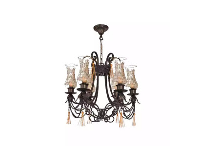 Pils griestu lustrs luksusa lustrs kājas lustrs griestu lampa stikla lampa