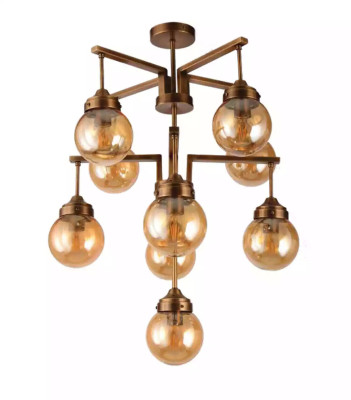 Retro lampa Gaisma Griestu lampa Abstrakta lampas Griestu lampa Lustra