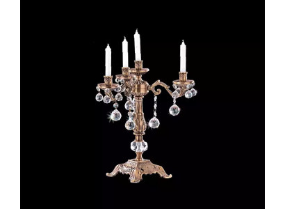 Klasiskais svecu turētājs Svečturi Zelta svečturi Kandēlabrs