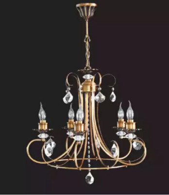 Kristāla kronšteins - Moderns kronšteins elegants interjers lampa apgaismojums.