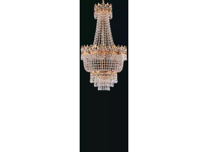 Gaismeklis Griesti gaisma Zelta griestu lampa Lusters Kristāla lampa 40x100