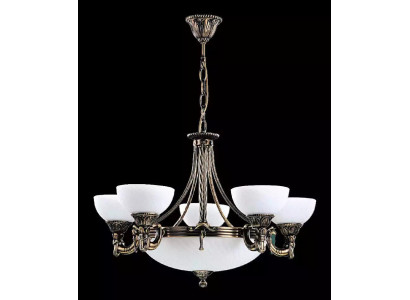 Lustra griestu lampa griestu lampa kroņlukturis stikls balts lampas māksla