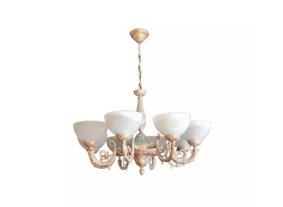 Kronšķīvis griestu lampa lustra griestu lampa lampas stikls beige māksla