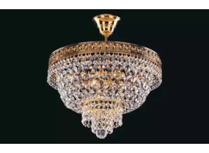 Lustra griestu lampa luksusam zelta lampa kronšteins kristāls māksla