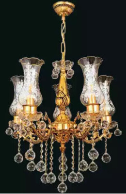 Debeslamp Luxus Gold Kronleuchter Plafonjē Luskas..