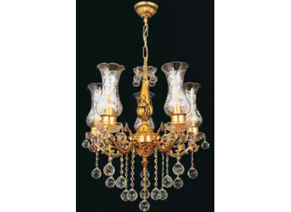 Debeslamp Luxus Gold Kronleuchter Plafonjē Luskas..
