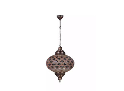 Gaišspuldze griestu lampa kronšteins lustrs stikls Brunss jauns