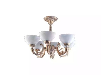 galdi lampes Lustra griestu lustrs lielgabarīta lampa stikls bēšs mākslas