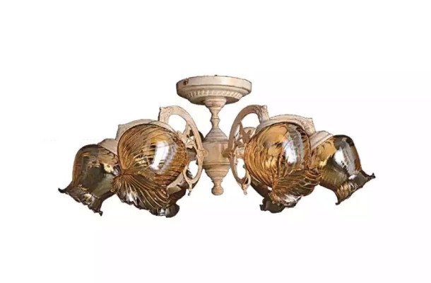 Gaisma gaisma lustrs lustrs lampa stikls beige māksla