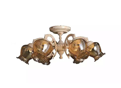 Gaisma gaisma lustrs lustrs lampa stikls beige māksla