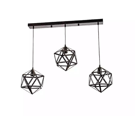 Gaisma segas laikmetīga stropu lampa luksusa melna lampa gaismaslīdzekļi dzīvojamā istabā