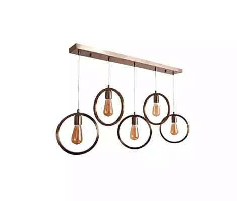 Pendellampa Melna eleganta griestu lampa 70x90cm dzīvojamā istaba apgaismojums