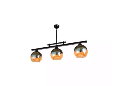 Gaismas plafons Melna gaismeklis Dzīvojamā istaba Luksusa lampa Padebešu lampa 20x65