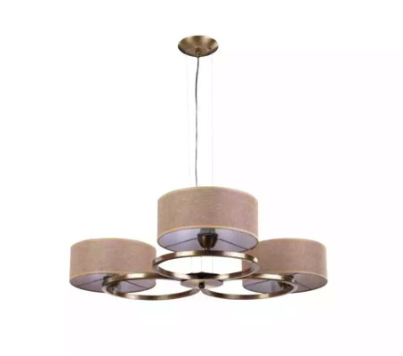Gaismas lustra. Moderns sienas lamps dzīvojamajai istabai ar luksusa lampu.