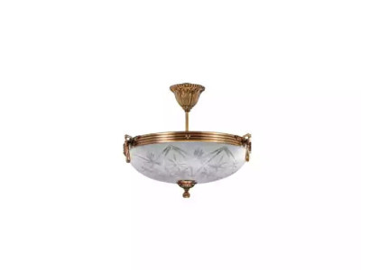 Gaisma griesti Lustres griestu lampa Lusters stikls Zelts Pelēks