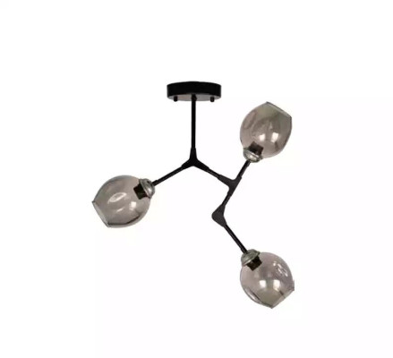 Lustes kronšlēgere griestu lampa griestu lampas modernais melnais.