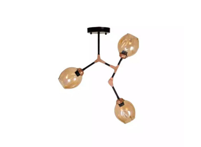 Gaisma plafonjeras plafons lukturis griestu lampa lambabaltas zelta moderna stikls