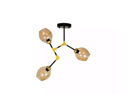 Luksusa kronšteinis griestu lampa griestu lampa lampas zelta moderns stikls