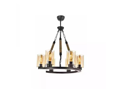 Lampu griestu lampa griestu lustra liustris kronšteins stikls melns jauns