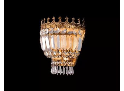Siena lampa Sienas lampa Sienas lukturiās lustra mūra lampas kristāls zelts