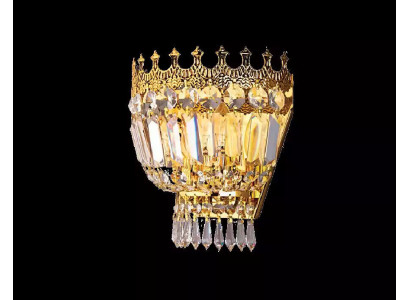 Sienas lampas Sienas lampa Sienas lampa lustrs Sienas lukturi Kristāla zelts