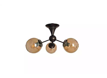 Gandrīz moderns griestu lampa, dzīvojamā istabā, melna luksusa gaismas avoti.