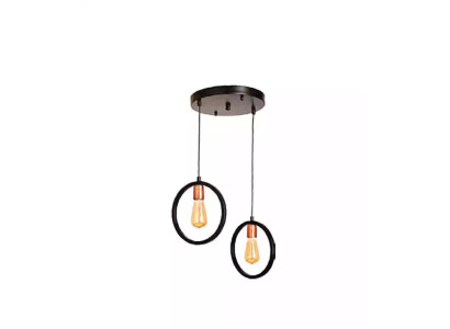 Griezes lampa dzīvojamā istabā vai viesnīcu luksusa melns stilīgs apgaismojums