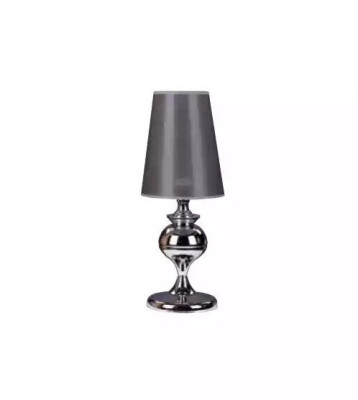 Galda lampa lasīšanai gultas lampe apgaismojums nakts galds pelēka metāla dzīvojamā istaba