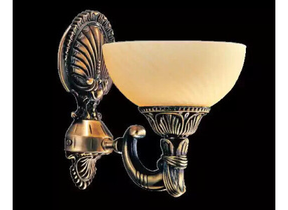 Siena lampa, sienas lampas, sienas lustra, sienas lampa, bārkstis, stikls, zelts