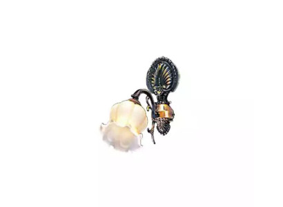 Siena lampa Sienas lampas Ziedu sienas lampa Lustra Sienas lampas Pelēka stikla