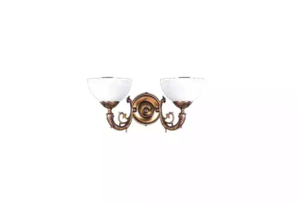 Sienas lampa Sienas lampa Sienas gaismas Mākslas sienas lampa Kronis Zelts Stikls