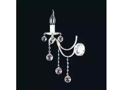 Sienas lampa Sienas lampas Sienas lustra Sienas lampas Sudraba Kristāls
