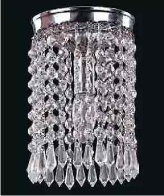 Lustra griestu lampa tornis sudrabs griestu lampa kreslins kristāls