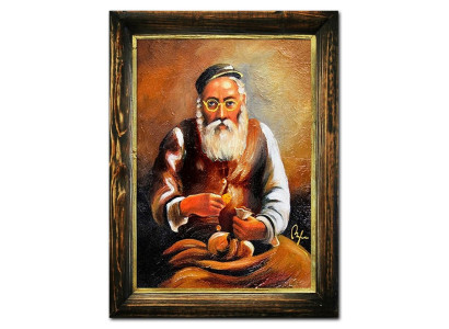 Eļļas glezna Eļļas gleznas Gleznas Attēli Attēls Rokām darināts Eļļa ar rāmi Baroks G02687