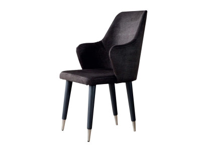 Pilnmēness ēdamistabas krēslu komplekts, dizaineru polsterēti krēsli, 6 gab. tekstila krēsli