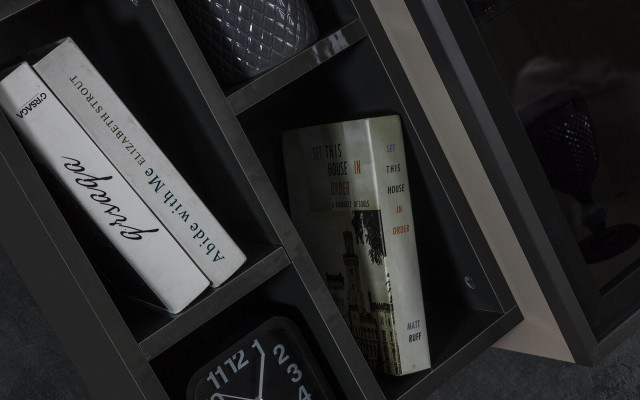 Ekskluzīvs sānu skapis Moderna plaukts TV stends Koka zemā plate Mēbeles Jauns