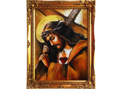 Reliģija Jēzus Kristus Roku darbs Eļļas glezna Attēls Eļļas gleznas Rāmis Attēli G01605