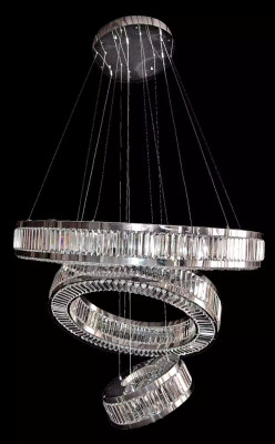 Sudraba griestu lampa stila griestu lampas dzīvojamā istabā gaismeklis lampa 120x175