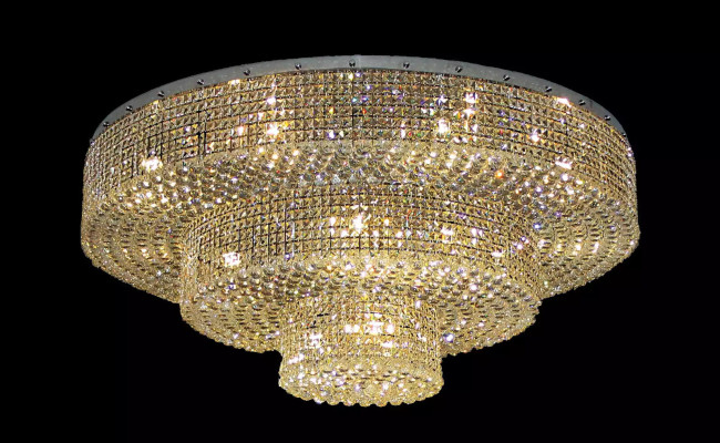 Spīdīgs vainags kristāla lampa lukturi gaismas potolampe 150x55