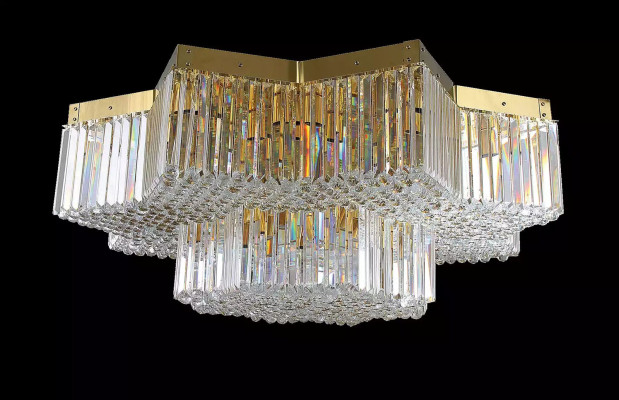 Globo Kristāla lustra lampa 120x40 griestu lampa luksusa griestgaismas dzīvojamā istaba