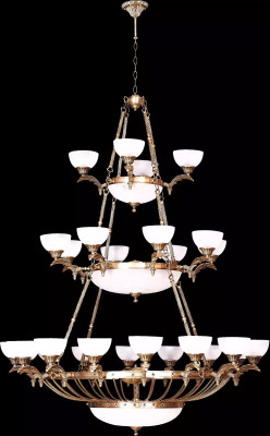 Kronšteinu lampa Pakaramā lampa Kristāllampa Griestu lampa Lampas 145x255