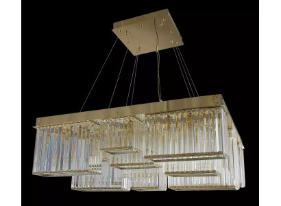 Golddimanis kronšķi Sajaukums skaistums griestu kristāls lampa dzīvojamais istabas luksuss