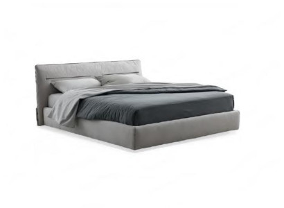 Gulta Divguļamā gulta eleganta pelēka gulta divguļamā gulta guļamistabai gultas